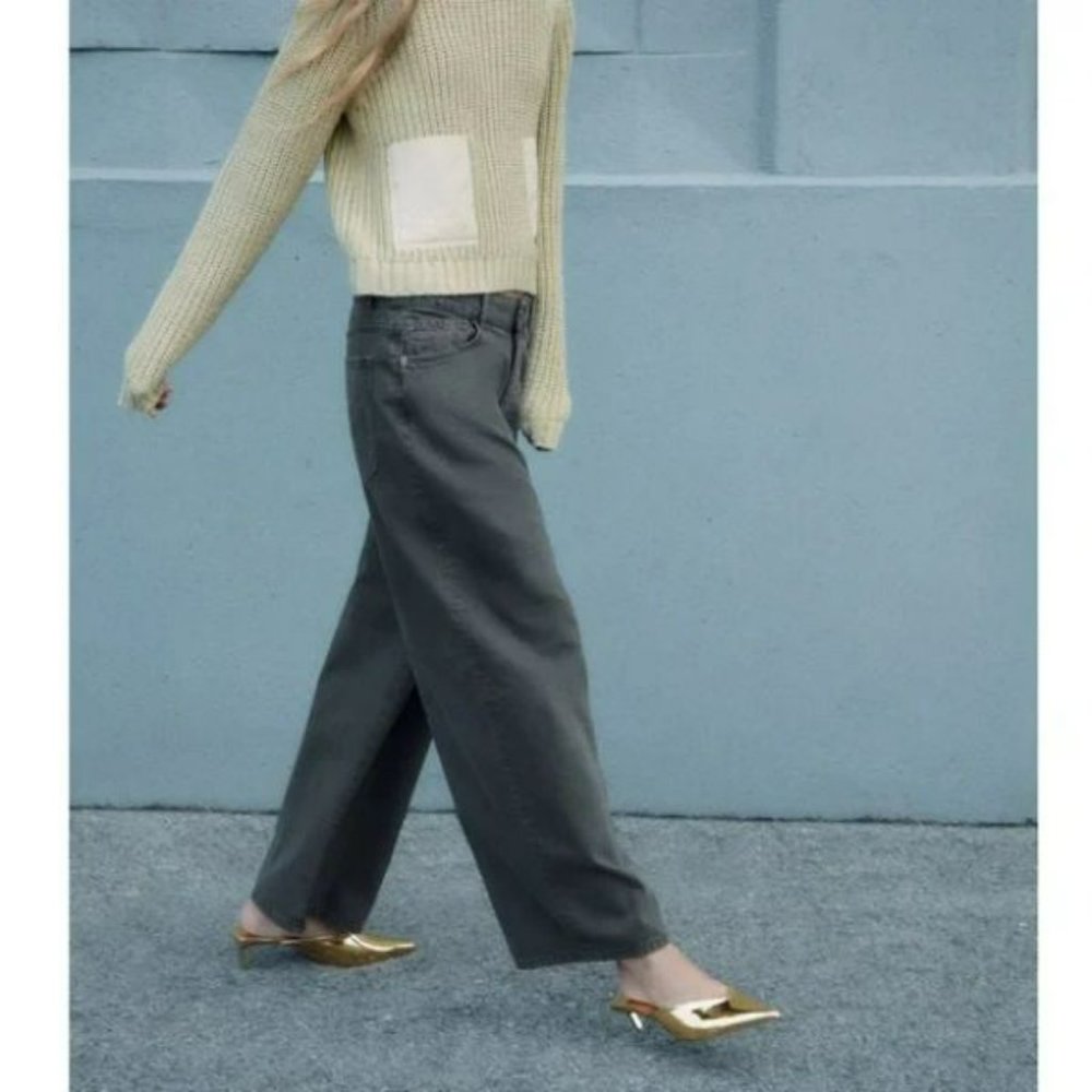 ZARA HEELED METALLIC MULES - Picture 7 of 10